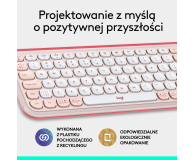 LOGITECH POP ICON Keys różowa 920-013073 - 1276195 - zdjęcie 15